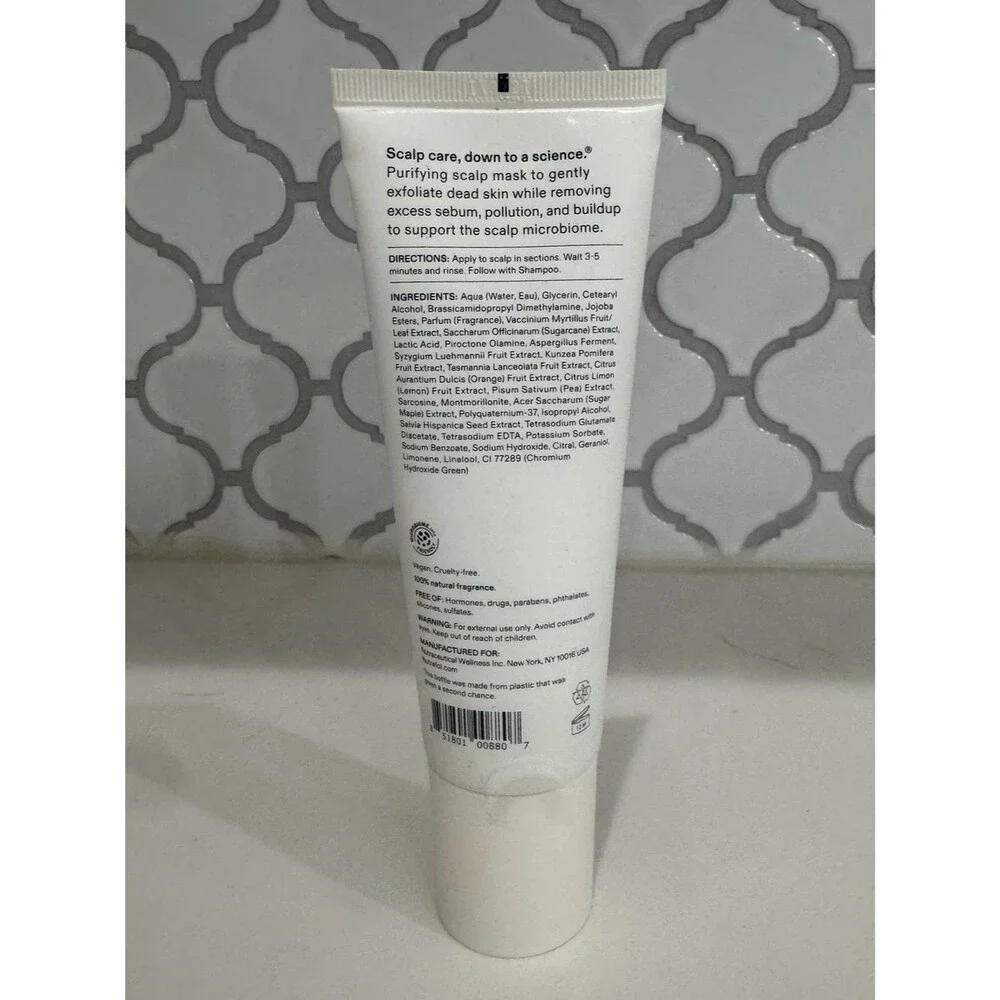 NEW Nutrafol Build-Up Blocker Scalp Microbiome Exfoliating Mask 4oz Sealed